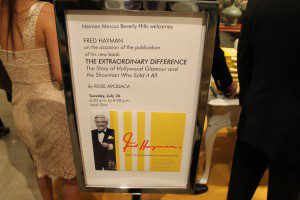 IMG 0436 300x200 Neiman Marcus and Beverly Hills Celebrate the Legend Fred Hayman and His New Book   The Extraordinary Difference.
